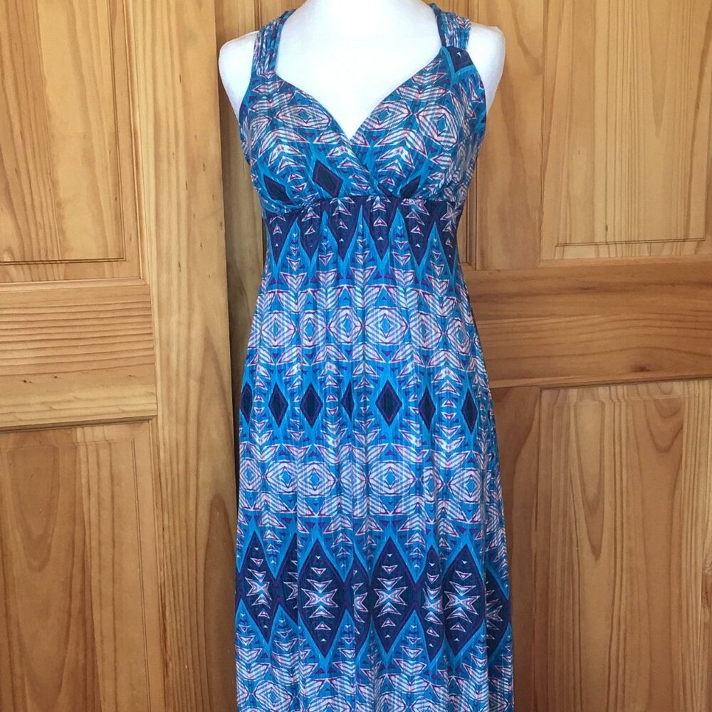 Pink Republic Maxi Dress – Geometric Print – Size XS